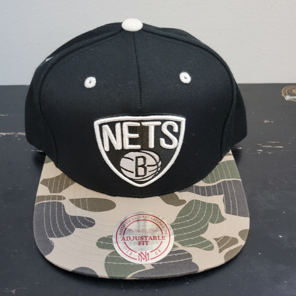 Mitchell and Ness Brooklyn nets snapback